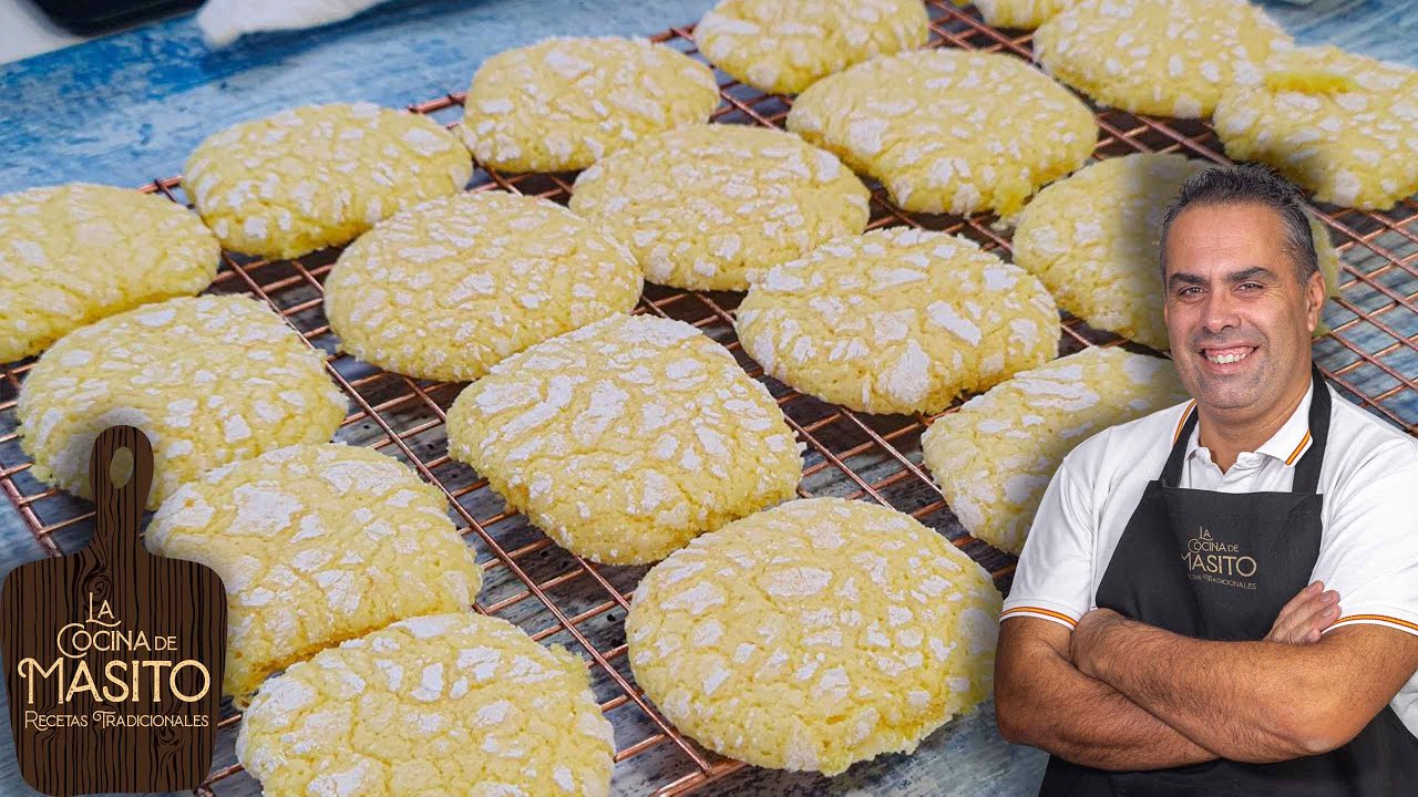 Galletas de limón blanditas, esponjosas y muy fáciles de hacer