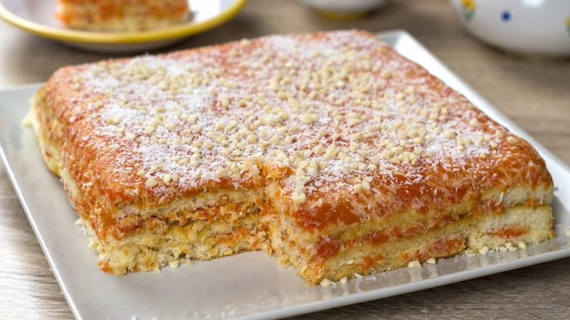Tarta de zanahorias sin horno