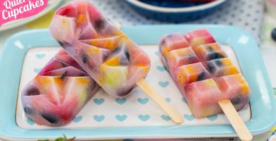 Paletas heladas de frutas