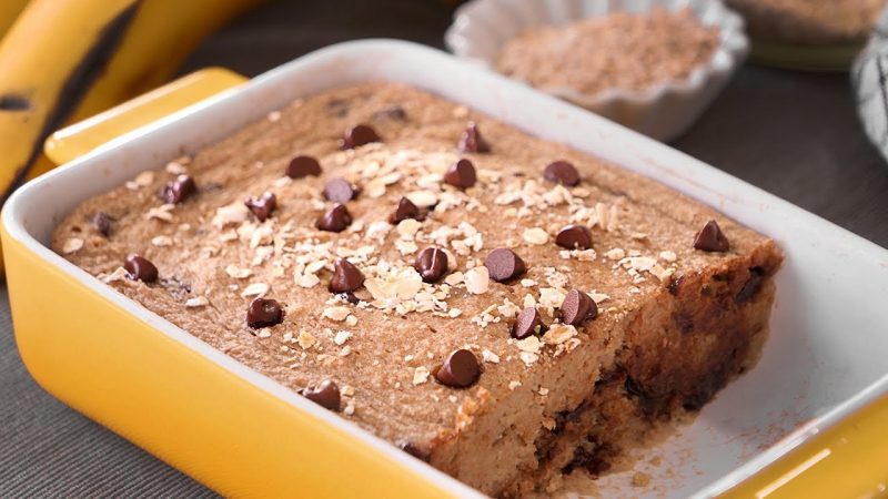 Pan de banano y avena