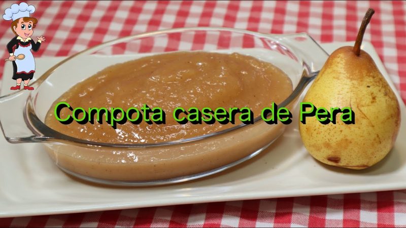 Compota de pera