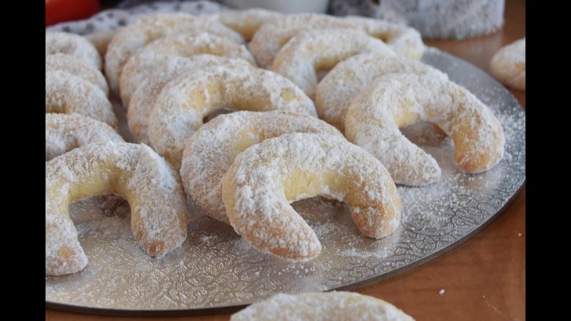 Galletas de almendra y vainilla