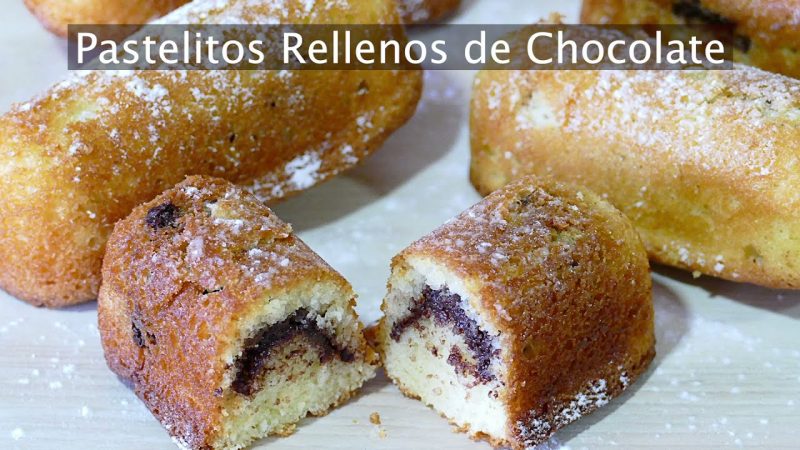 Pastelitos rellenos de chocolate
