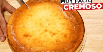 Cheesecake cremoso y fácil