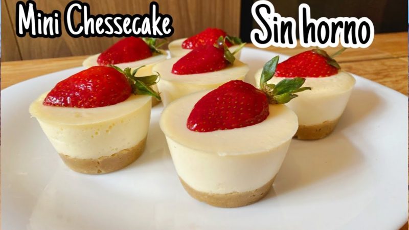 Cheesecakes sin horno