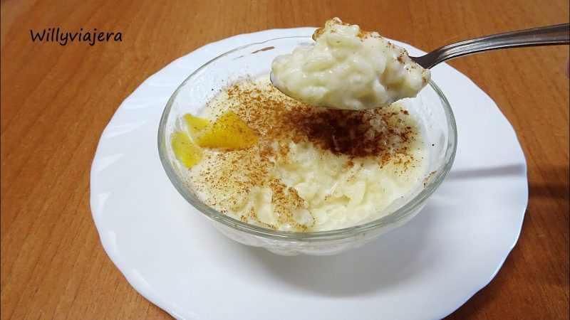 Arroz con leche tradicional