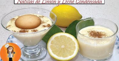 Natillas de limón