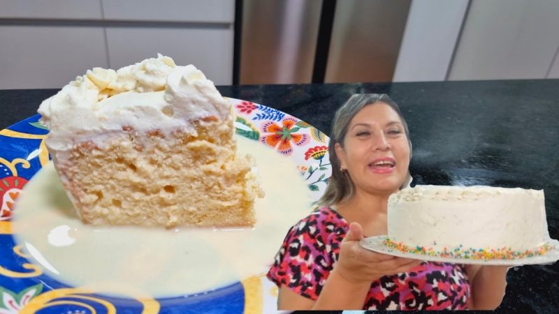 Pastel tres leches