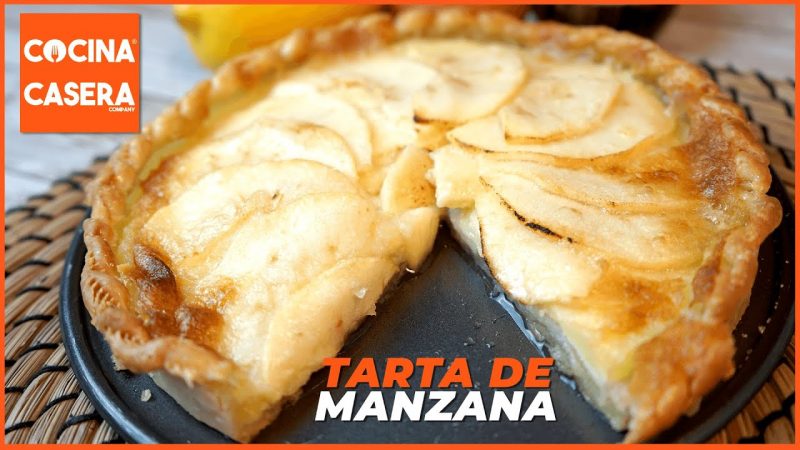 Tarta de manzana con hojaldre