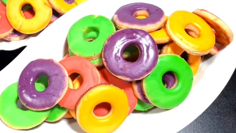 Donas glaseadas crocantes