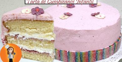 Torta de cumpleaños rosa