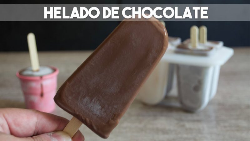 Helado de chocolate súper cremoso