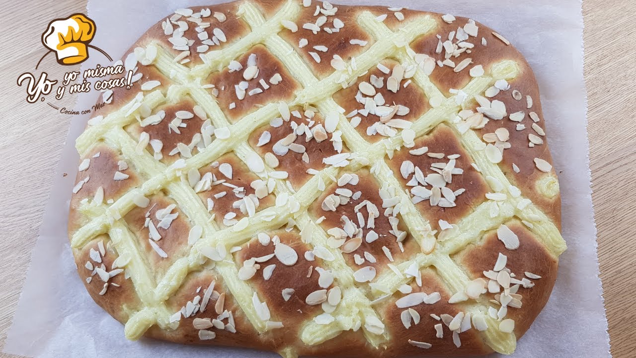 Coca De San Juan con Crema ¡Deliciosa!
