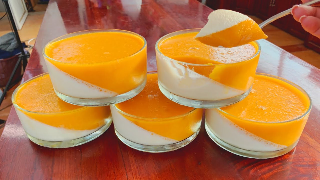 Si tienes mangos prepara este exquisito postre